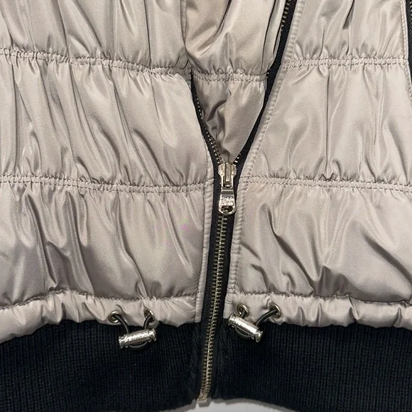 CALVIN KLEIN PERFORMANCE QUILTED PUFFER VEST Full Zip Taupe & Black Size XL - Picture 9 of 12